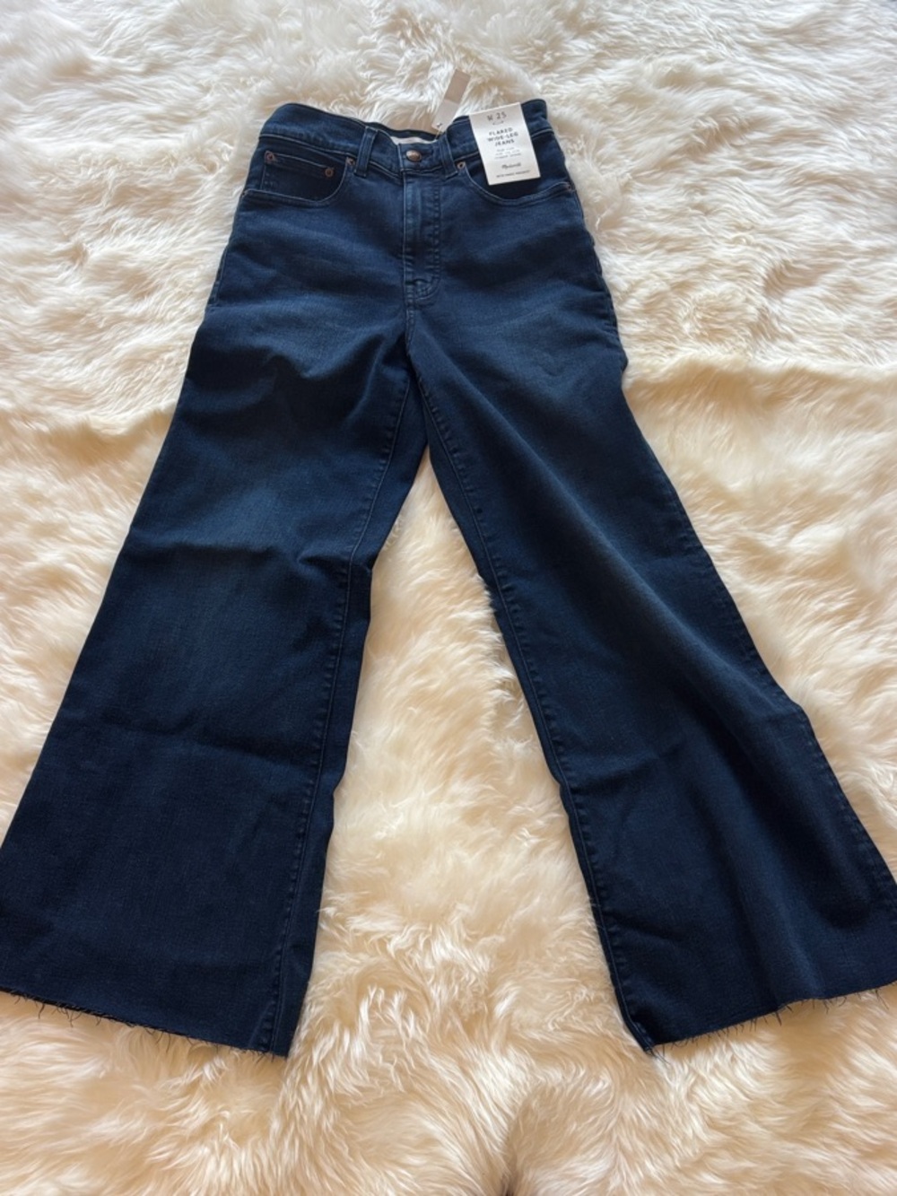 Madewell Crop Wide-Leg Flare Jeans Kingston Wash